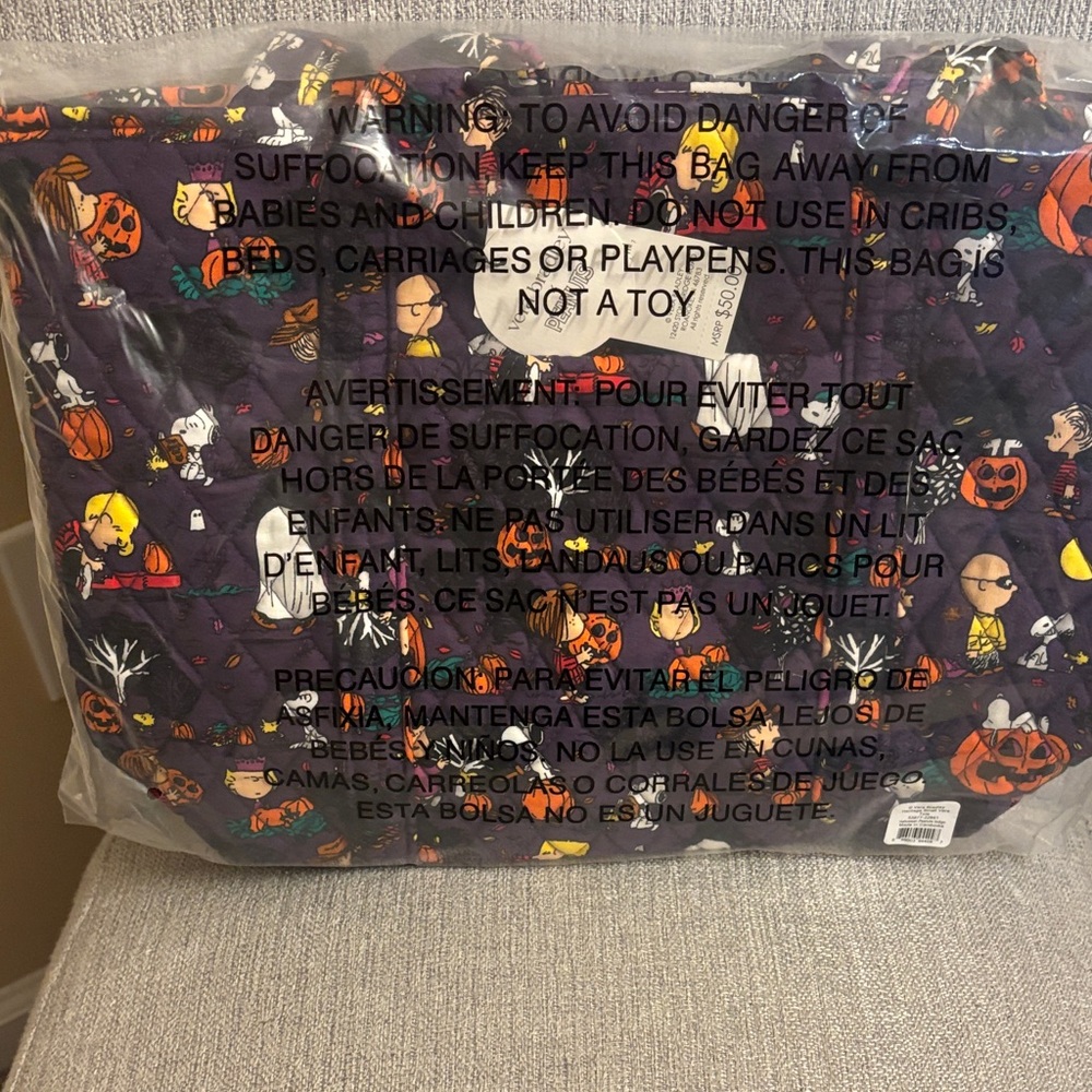 Peanuts Halloween Vera Tote